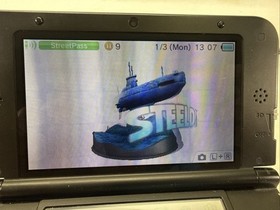 Nintendo 3DS XL  Handheld Gaming Console With SD 4GB - 1 Game - TESTED