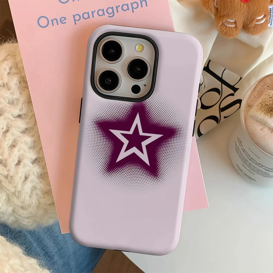 Funda Pop Art Estrella Púrpura para Apple iPhone 17 16 15 14 13 12 11 Pro Max Plus Air Foto 3 de 4