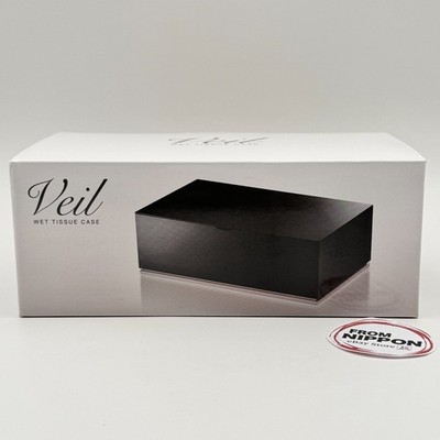NEU Yamazaki Simple Wet Tissue Case Veil Rectangular Black 7863