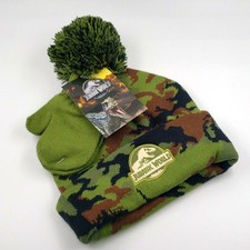 Jurassic World Hat  Mitten Set