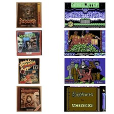 Commodore 64 Desolator,Smash T.V,Knightmare,Scary Monsters Disk Complete Tested