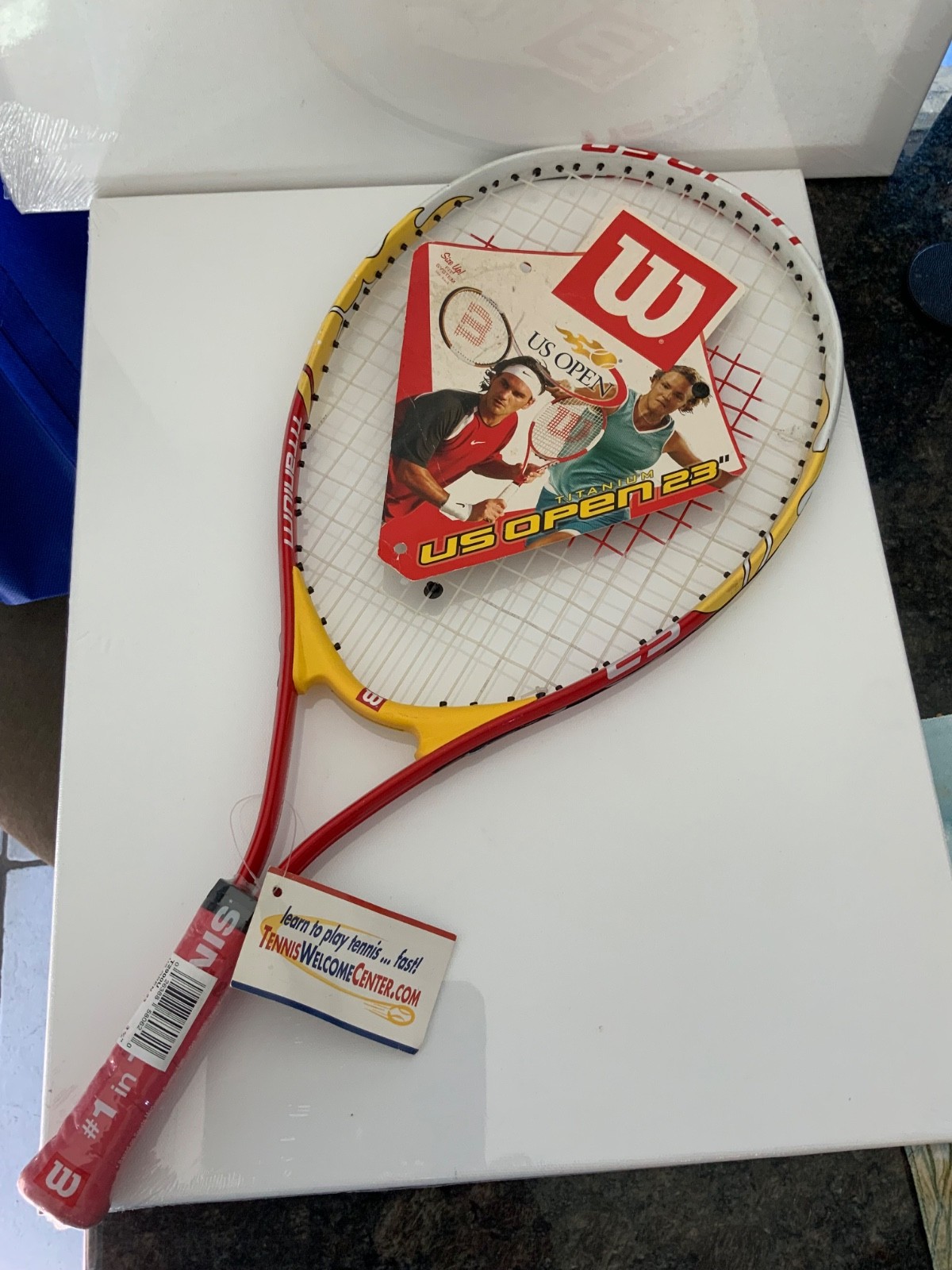 Wilson Minions Junior Tennis Racquet US Open Size 23 Grip Si