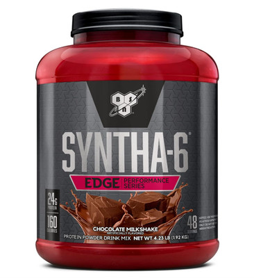 BSN SYNTHA-6 Edge Protein Powder, Chocolate Milkshake, 48 Servings