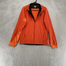 Arc'teryx Softshell Jacket Mens Medium Orange Gore Windstopper Delta Full Zip