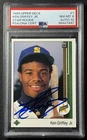 KEN GRIFFEY JR. PSA 8 1989 UPPER DECK #1 STAR ROOKIE AUTOGRAPH RC DNA 10 AUTO