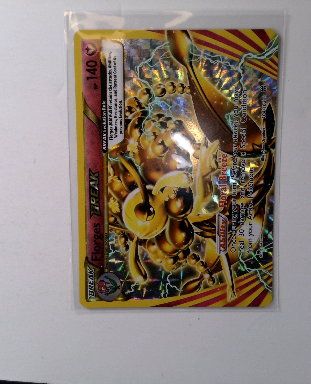 Florges BREAK 104/162 BREAKthrough NM Ultra Rare Pokemon Card