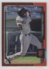 2015 Bowman Chrome Prospects Red Refractor 3/5 Daniel Carbonell #BCP189 fm0
