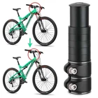 Mountain Bike Handlebar Front Fork Stem Riser Extender Extension Head Up Adaptor