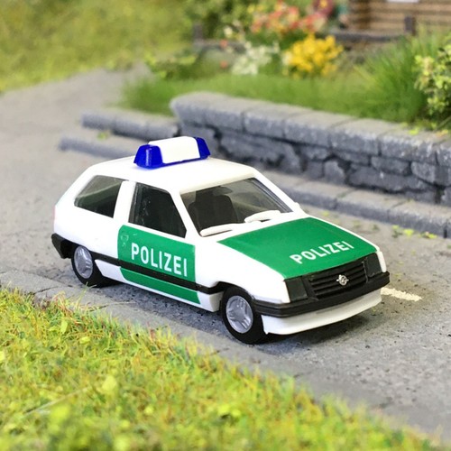Opel Corsa A, 2 portes, police - HERPA 099011 - HO 1/87 | Zustand: Neuf