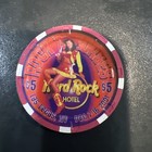 Hard Rock Casino Chip Rock N Horses $5 Las Vegas 2001