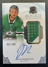 2020-21 Upper Deck The Cup Rookie Auto Patch Jason Robertson /249