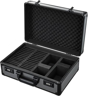 Graded Card Case with Individual Slots Storage Box, Trading Card Cases for Sport