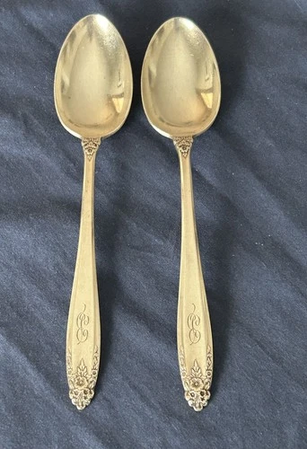 2 International “Prelude” Sterling Silver Dinner Spoons - 6”