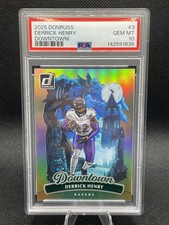 2025 Donruss #3 Derrick Henry DOWNTOWN PSA 10 Gem Mint - Ravens