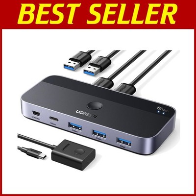 4 Port USB Switcher for Multi-Devices