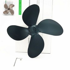 Ventilatore stufa a legna 4 lame termoelettrico camino risparmio carburante ventilatore bruciatore a legna