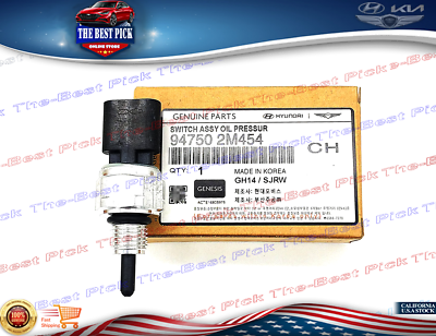 #ad ⭐GENUINE⭐OEM OIL PRESSURE SENSOR SWITCH FOR 2020 2022 HYUNDAI KIA 947502M454 $42.60