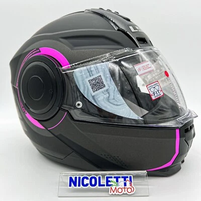 CASCO MODULARE LS2 FF902 SCOPE AXIS BLACK PINK