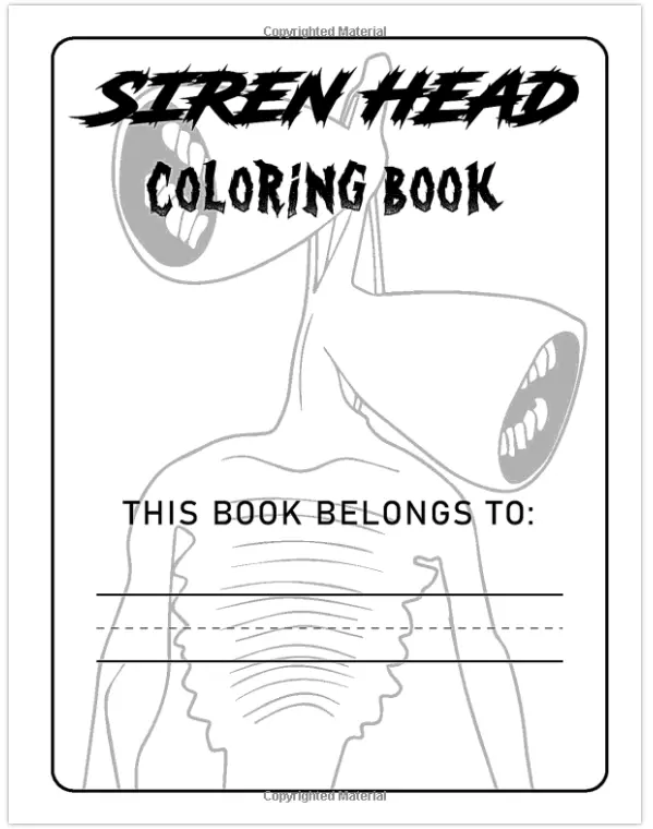 Siren Head 1 Coloring Page - Free Printable Coloring Pages for Kids