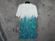 Anthropologie T.La Dress Womens XS Blue Tie Dye T Shirt Beach Coastal Resort