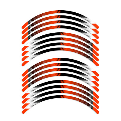 B01B For Aprilia FALCO 1000 1995-2005 Orange Removaeble Wheel Sticker 04 03 02 0