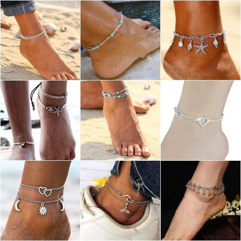 Extra long deals ankle bracelets