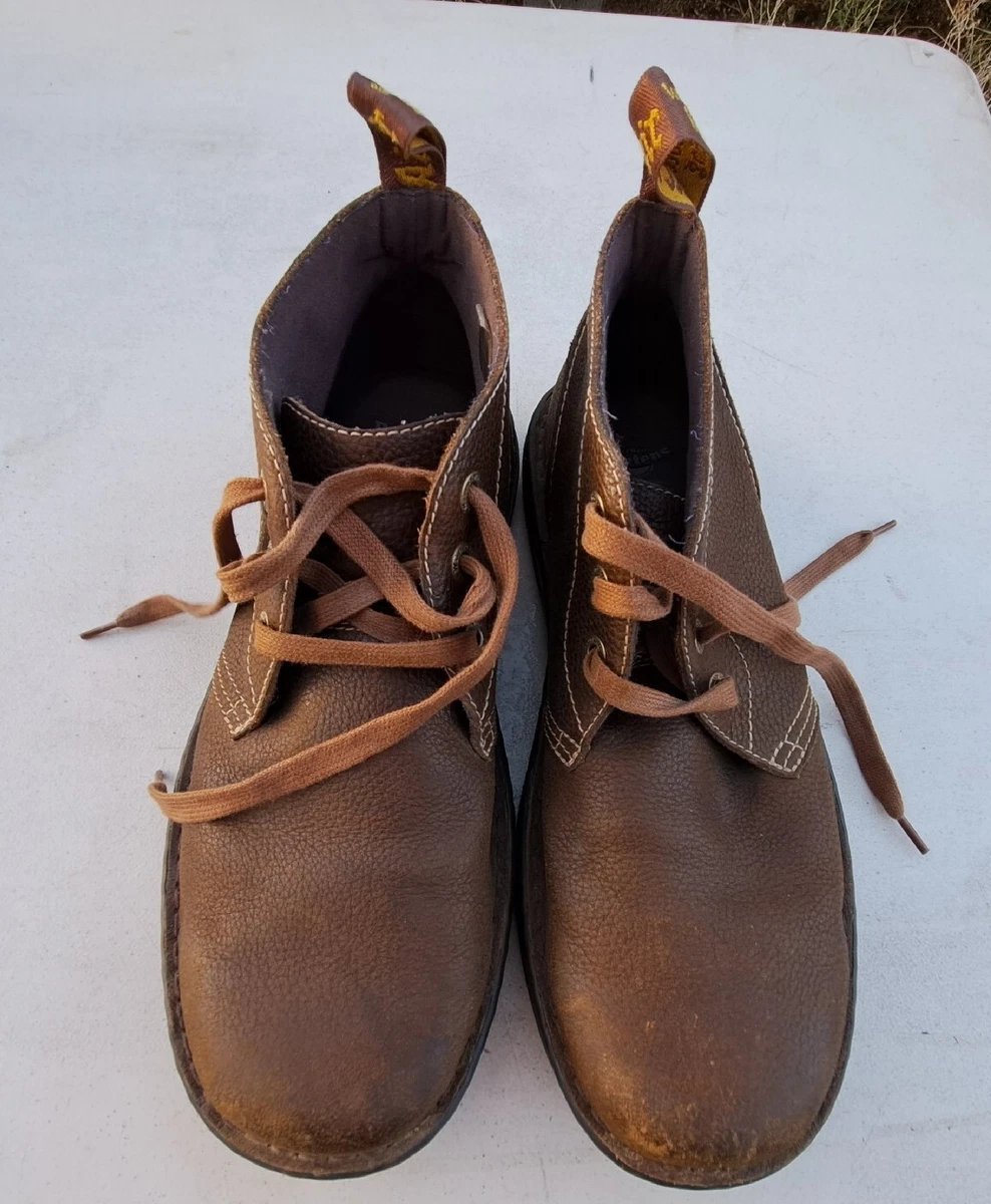Dr. Martens Sussex Bear Track Slip Resistant Chukka Boots in Dark