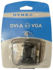 Dynex DVI-A Male to VGA 15-pin Female Video Adapter DX-D1114 Convert Monitor