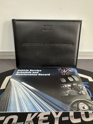 BENTLEY CONTINENTAL GT CABRIO OWNERS PACK / HANDBOOK / MANUAL 18~24 (2019)