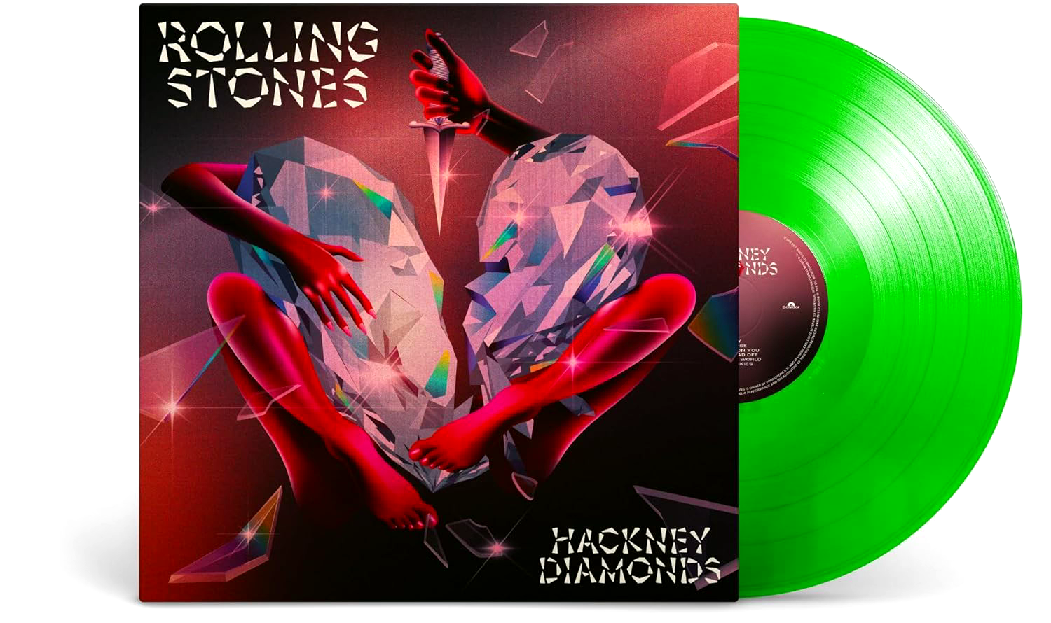 Rolling Stones Hackney Diamonds (Verde LP, Alternate Opera D'Arte )