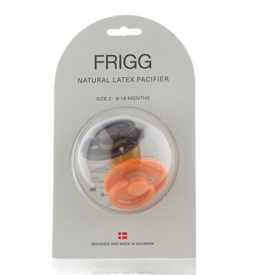 Frigg Natural Latex Round Pacifier Maple/Cocoa Size or FREE