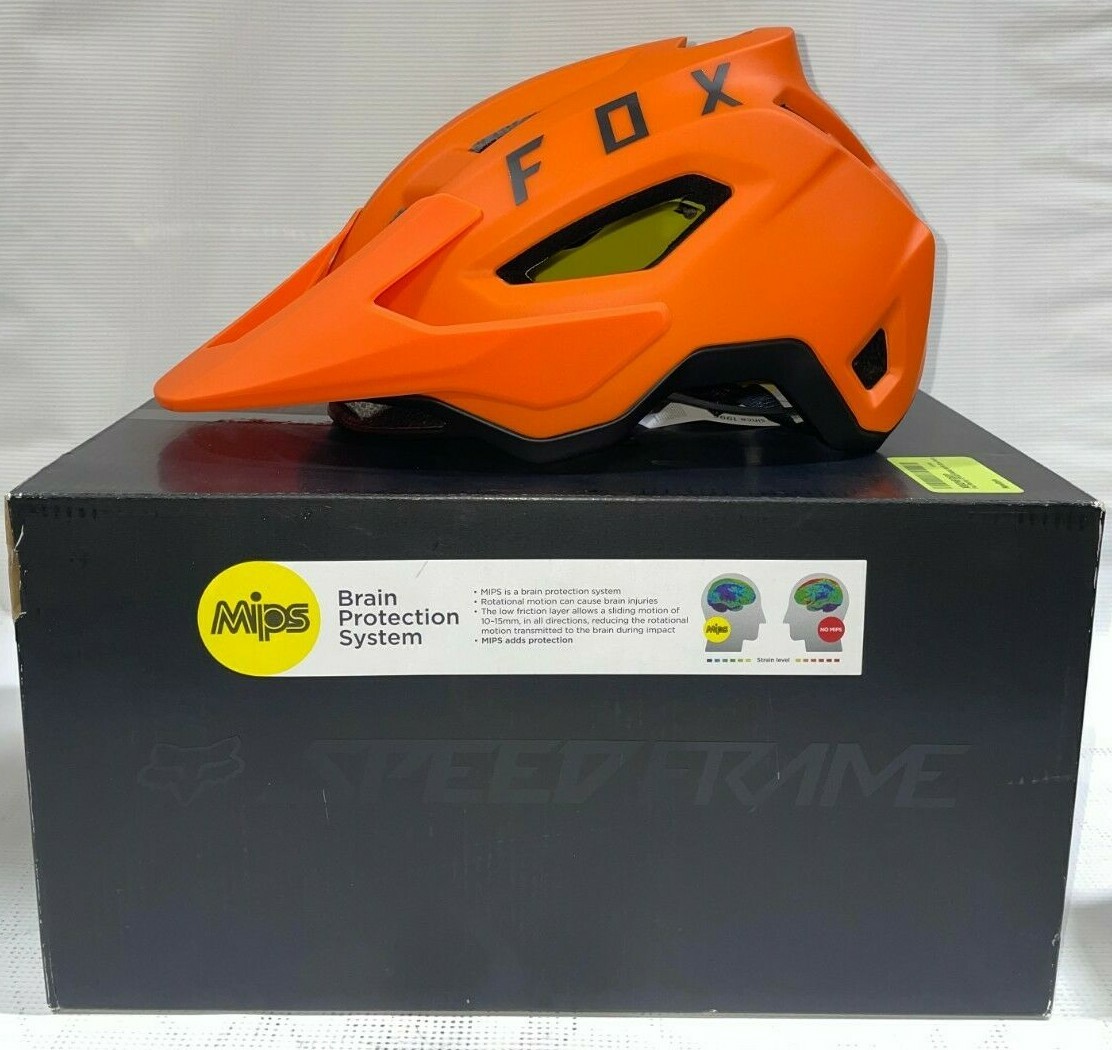 fox speedframe helmet blood orange