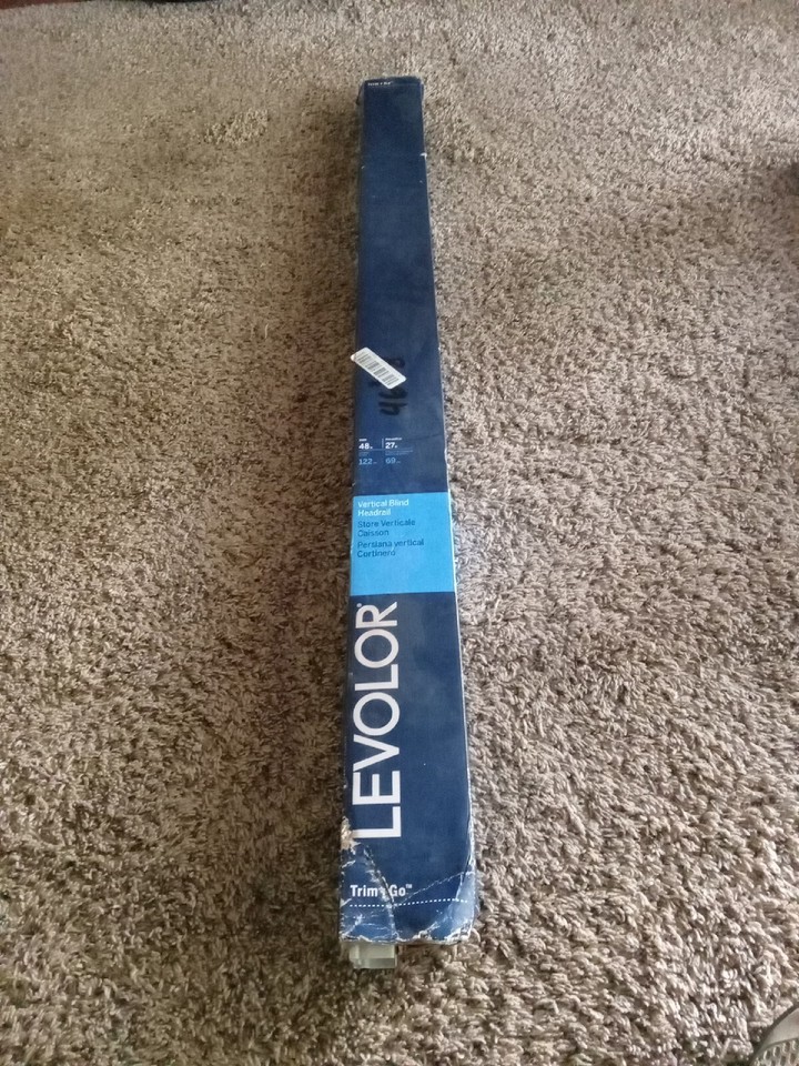 LEVOLOR Trim+Go 46 in vertical blind headrail eBay