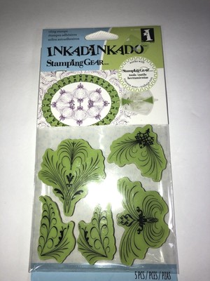 INKADINKADO ELEGANT FLOURISHES Stamping Gear Cling Stamps