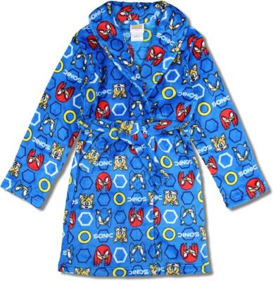 New Sonic the Hedgehog Tails & Knuckles Robe 6 8 10 | eBay