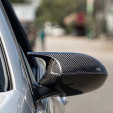 For Bmw E90 E91 E92 E93 Pre-lci Carbon Fiber M3 Style Side Mirror Cover Cap Us