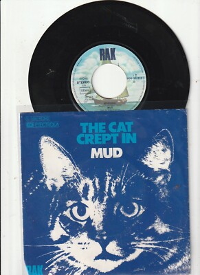 MUD The Cat Crept In / Morning 1974 EMI RAK 7'' Single.