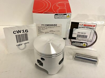 WISECO 711M06650 FORGED 66.5mm PISTON +.50mm OVERBORE KAWASAKI KDX200 711P2