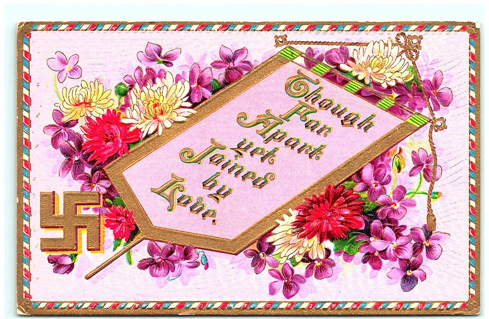 S04-5271, Good Wishes.. *1900-10S ** Postcard With Swastika Sign