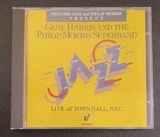 Gene Harris & The Philip Morris Superband Live at Town Hall NYC Cd