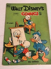 WALT DISNEY'S COMICS AND STORIES #122 VG- Donald Duck. No Barks, Dell 1950