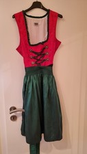 Dirndl Länge Midi Gr. 40 rot-grün Country Line