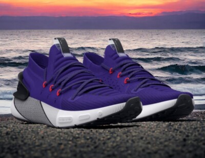 Under Armour Purple HOVR Crossfit Phantom Running Shoes Mens 9 NEW Fast Ship
