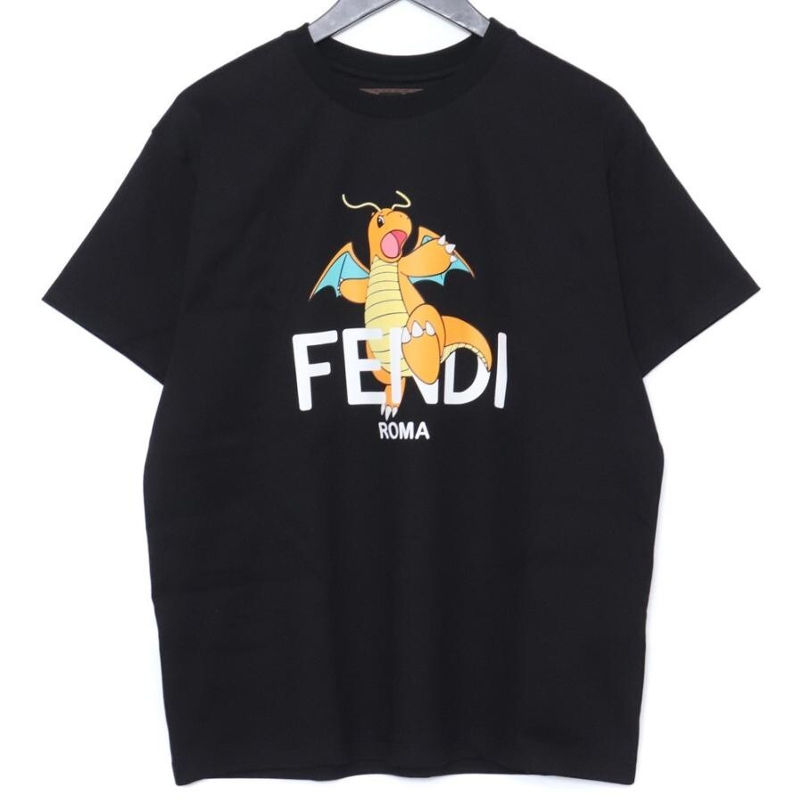FENDI x FRAGMENT x Pokémon Collaboration T-Shirt Black XS FENDI x FRAGMENT x Pokémon Collaboration T-Shirt Black XS
