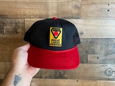 Great Lakes Hybrids Snapback Hat VTG Rope Patch Cap Trucker Adult USA Made Seed