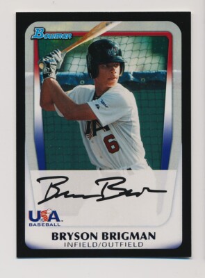 BRYSON BRIGMAN   2011 Bowman Draft Prospects #BDPP93 USA Baseball Team