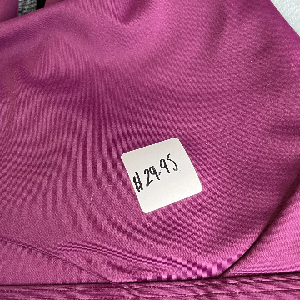 Sujetador deportivo Athleta para mujer pequeño rojo borgoña afeitado correr ropa deportiva gimnasio Gorpcore Foto 2 de 4