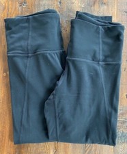 2- Athleta Tight Leggings Black Inseam 17" XS Pristine Condition Women's