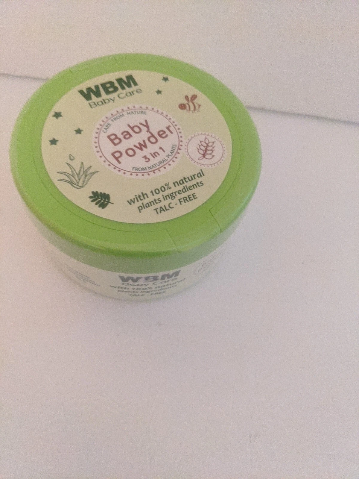 WBM Baby Care Baby Powder 3 In 1 Pk of 2