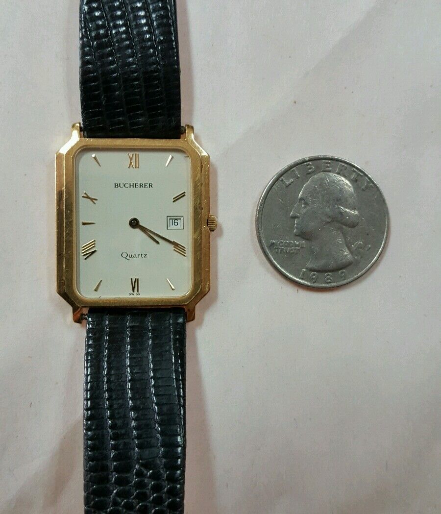 Vintage Gentleman's Men's Bucherer Quartz Swiss Made 256.502 Vintage Gentleman's Men's Bucherer Quartz Swiss Made 256.502